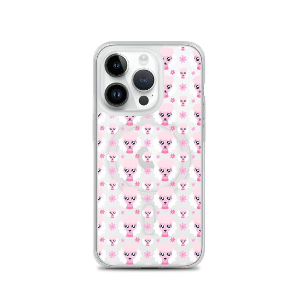 magsafe-clear-case-for-iphone-iphone-14-pro-front-6a1d74a170d7c.jpg Pink Poodle iPhone MagSafe Clear Case