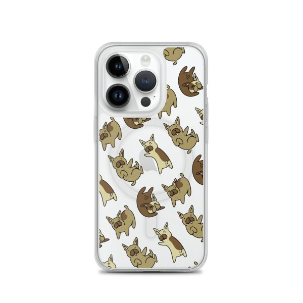 French Bulldog iPhone MagSafe Clear Case