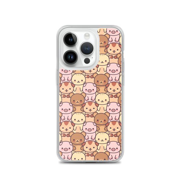 Kawaii Animals iPhone MagSafe Clear Case