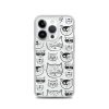 Cartoonish Cat iPhone MagSafe Clear Case