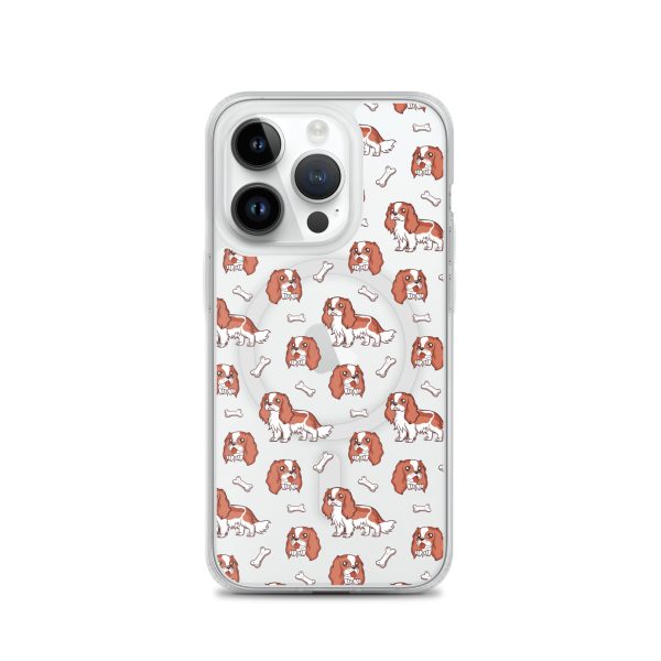 magsafe-clear-case-for-iphone-iphone-14-pro-front-6a1db15d7087c.jpg Cavalier Dog iPhone MagSafe Clear Case