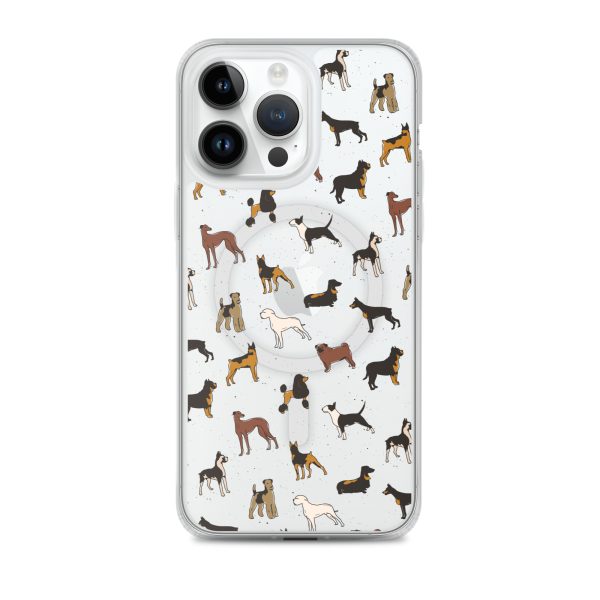 Dog Breeds iPhone MagSafe Clear Case