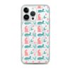 Cat Silhouettes iPhone MagSafe Clear Case