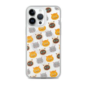 Cute Cats iPhone MagSafe Clear Case