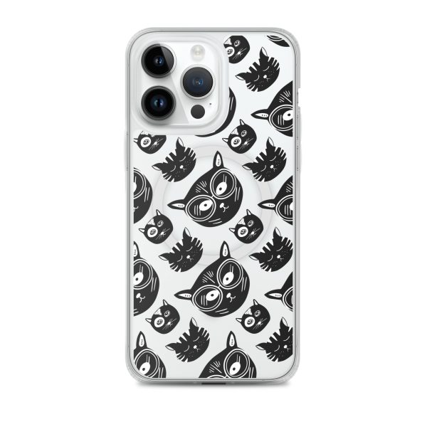 Funky Cats iPhone MagSafe Clear Case