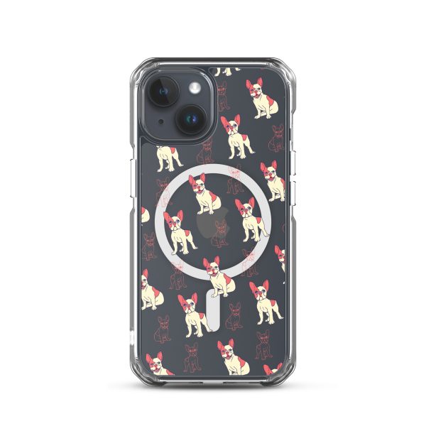 French Bulldog iPhone MagSafe Clear Case