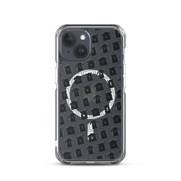magsafe-clear-case-for-iphone-iphone-15-front-6a1db12c9f08c.jpg Black Dogs iPhone MagSafe Clear Case