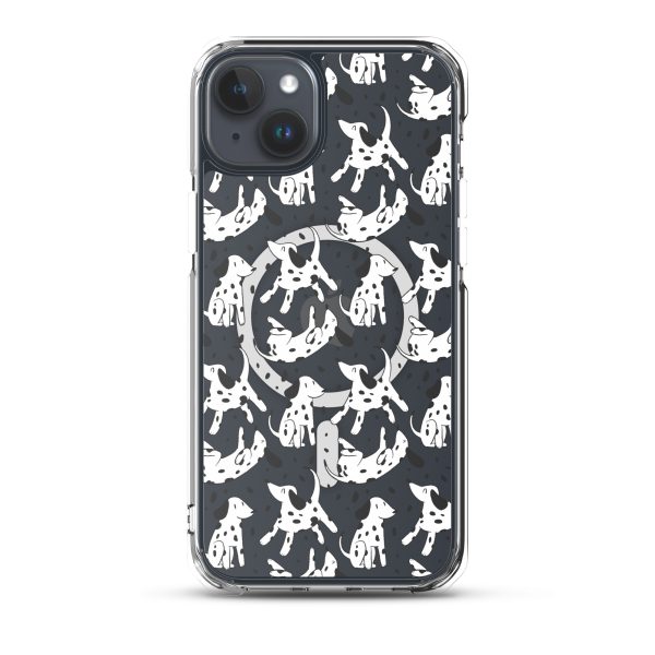 magsafe-clear-case-for-iphone-iphone-15-plus-front-6a1d73acb3223.jpg Dalmatian Dog iPhone MagSafe Clear Case