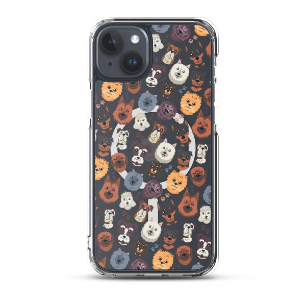 magsafe-clear-case-for-iphone-iphone-15-plus-front-6a1d740007fdb.jpg Dog Heads iPhone MagSafe Clear Case