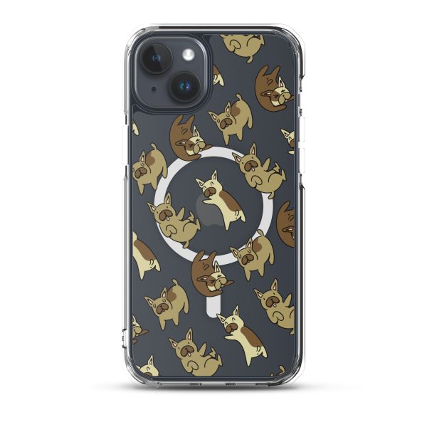 French Bulldog iPhone MagSafe Clear Case