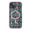 Cat Silhouettes iPhone MagSafe Clear Case