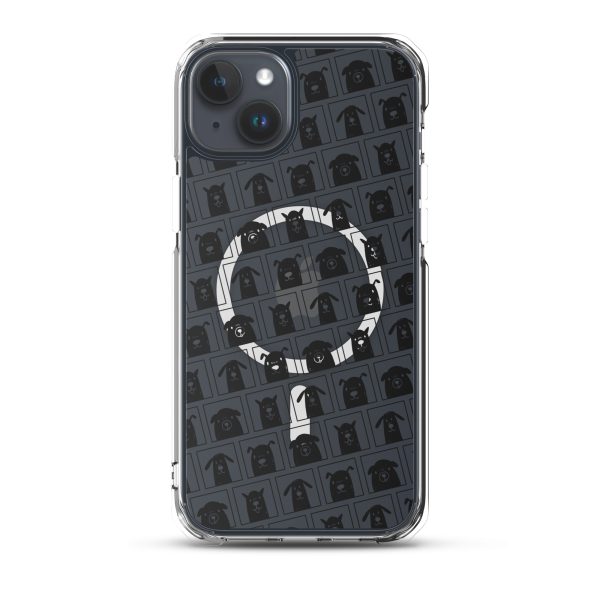 magsafe-clear-case-for-iphone-iphone-15-plus-front-6a1db12c9ed90.jpg Black Dogs iPhone MagSafe Clear Case