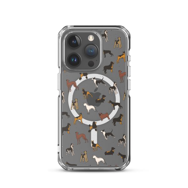 Dog Breeds iPhone MagSafe Clear Case