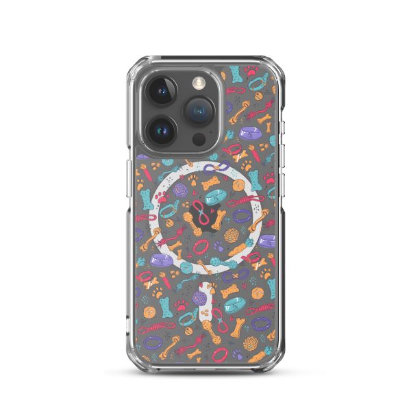 Dog Toys iPhone MagSafe Clear Case