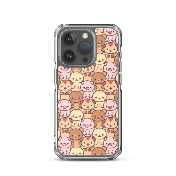Kawaii Animals iPhone MagSafe Clear Case