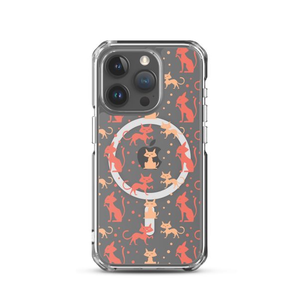 magsafe-clear-case-for-iphone-iphone-15-pro-front-6a1d785f6cb28.jpg Cat Silhouettes iPhone MagSafe Clear Case