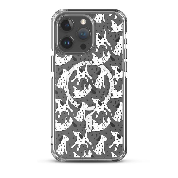 magsafe-clear-case-for-iphone-iphone-15-pro-max-front-6a1d73acb3309.jpg Dalmatian Dog iPhone MagSafe Clear Case