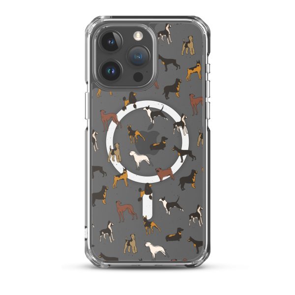 Dog Breeds iPhone MagSafe Clear Case