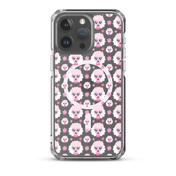 magsafe-clear-case-for-iphone-iphone-15-pro-max-front-6a1d74a170eda.jpg Pink Poodle iPhone MagSafe Clear Case