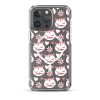 Cat Flowers and Hearts iPhone MagSafe Clear Case