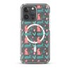 Cat Silhouettes iPhone MagSafe Clear Case
