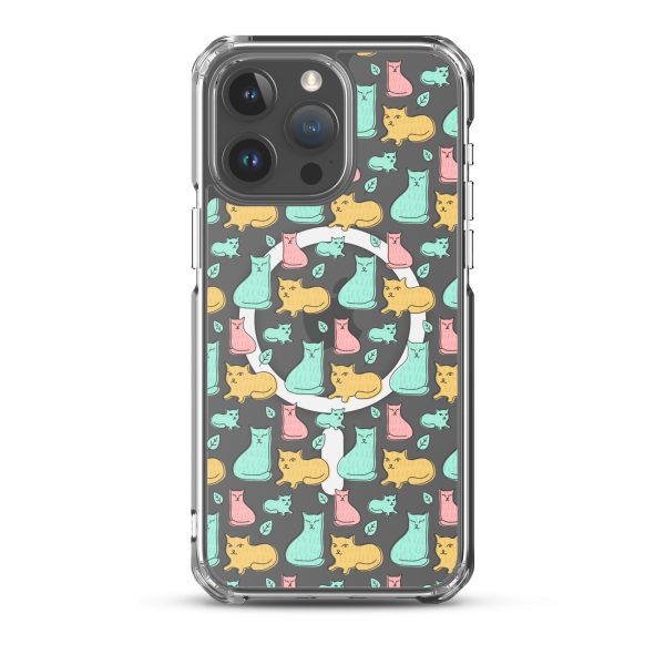 magsafe-clear-case-for-iphone-iphone-15-pro-max-front-6a1d7787a0aab.jpg Cat Cute Colorful iPhone MagSafe Clear Case