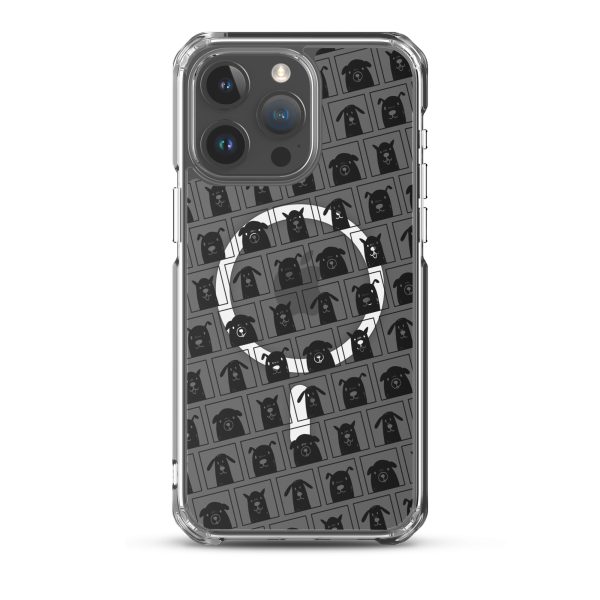 magsafe-clear-case-for-iphone-iphone-15-pro-max-front-6a1db12c9ee8f.jpg Black Dogs iPhone MagSafe Clear Case