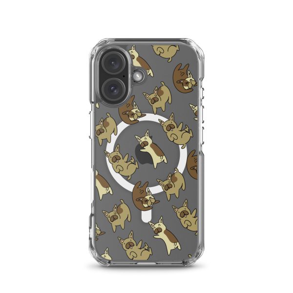 French Bulldog iPhone MagSafe Clear Case