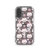 Cat Flowers and Hearts iPhone MagSafe Clear Case
