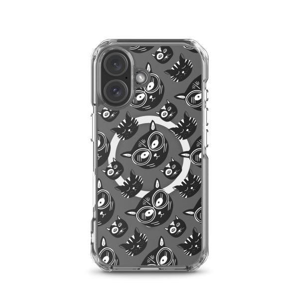 Funky Cats iPhone MagSafe Clear Case