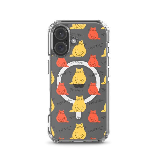 magsafe-clear-case-for-iphone-iphone-16-front-6a1d7fcf591d5.jpg Abstract Colorful Cats iPhone MagSafe Clear Case