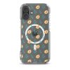 Dogs and Flowers iPhone MagSafe Clear Case