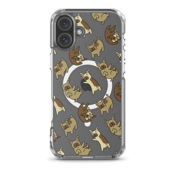 French Bulldog iPhone MagSafe Clear Case