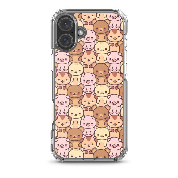 Kawaii Animals iPhone MagSafe Clear Case