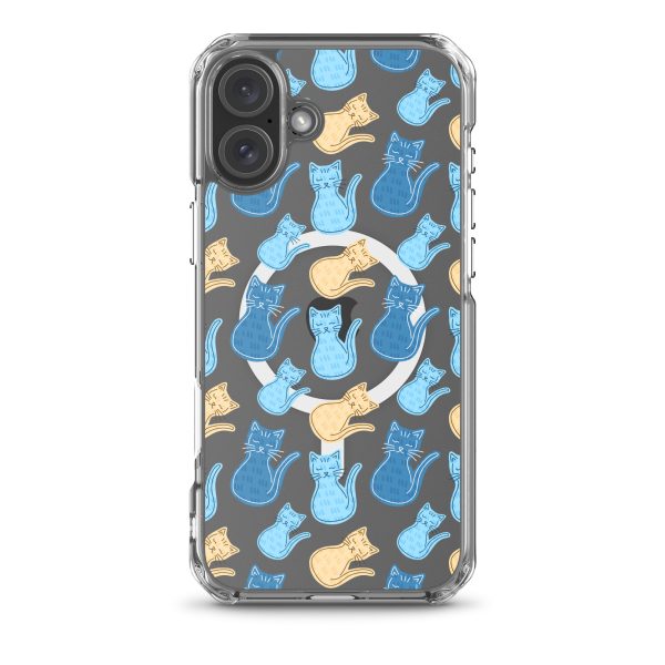 magsafe-clear-case-for-iphone-iphone-16-plus-front-6a1d77fdb9c7f.jpg Cat Cartoon iPhone MagSafe Clear Case