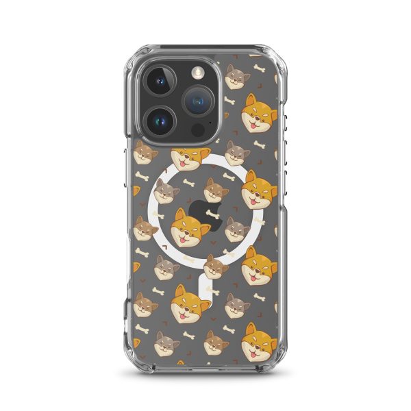 Shiba Inu iPhone MagSafe Clear Case