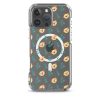 Dogs and Flowers iPhone MagSafe Clear Case