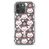Cat Flowers and Hearts iPhone MagSafe Clear Case