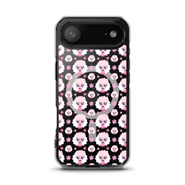 magsafe-clear-case-for-iphone-iphone-17-air-front-6a1d74a1714f6.jpg Pink Poodle iPhone MagSafe Clear Case
