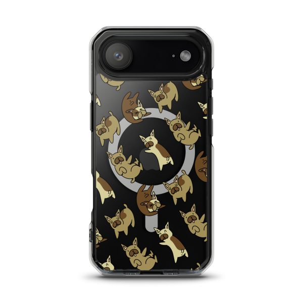 French Bulldog iPhone MagSafe Clear Case