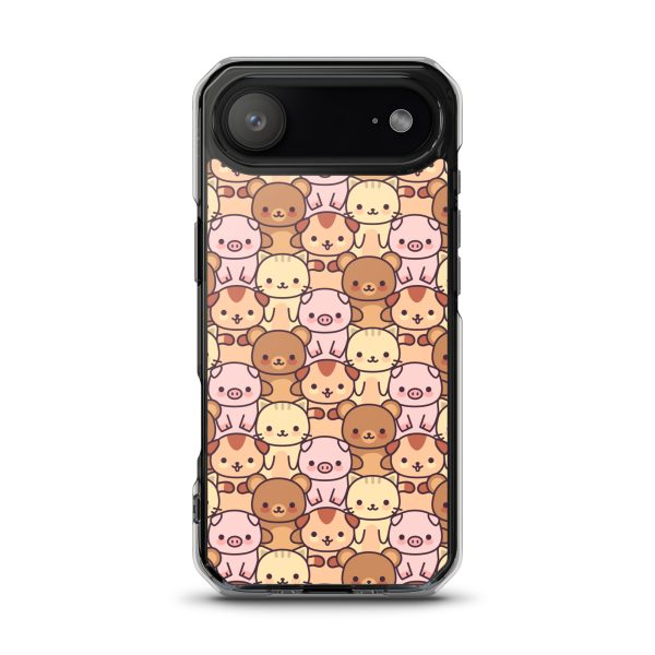 Kawaii Animals iPhone MagSafe Clear Case