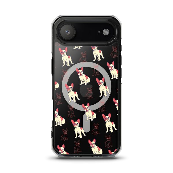 French Bulldog iPhone MagSafe Clear Case