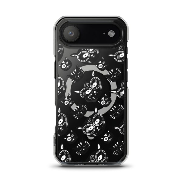 Funky Cats iPhone MagSafe Clear Case