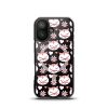 Cat Flowers and Hearts iPhone MagSafe Clear Case