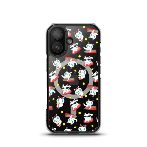 magsafe-clear-case-for-iphone-iphone-17-front-6a1d78bd5e841.jpg Cat Surfing iPhone MagSafe Clear Case
