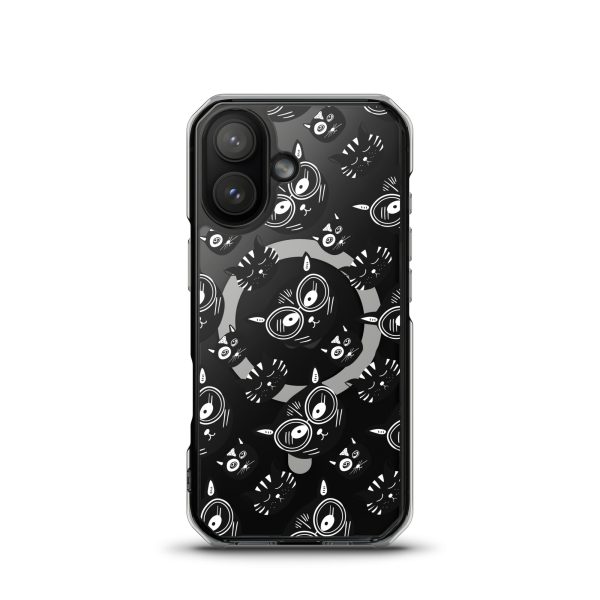 Funky Cats iPhone MagSafe Clear Case