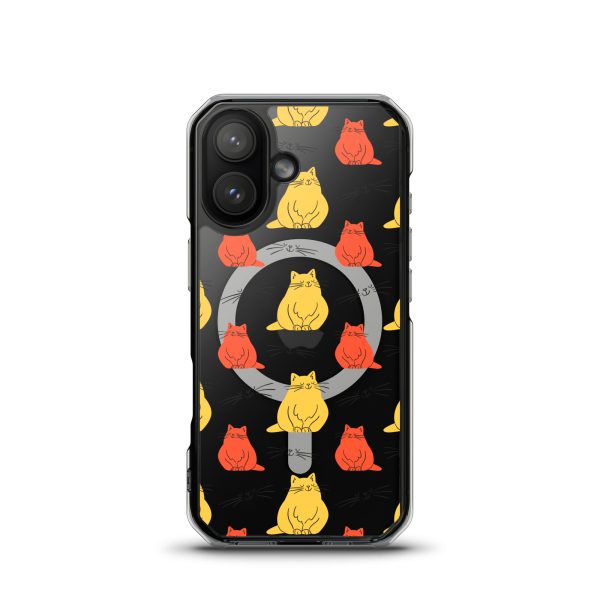 magsafe-clear-case-for-iphone-iphone-17-front-6a1d7fcf59344.jpg Abstract Colorful Cats iPhone MagSafe Clear Case