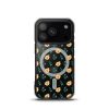Dogs and Flowers iPhone MagSafe Clear Case