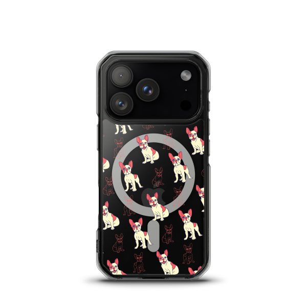 French Bulldog iPhone MagSafe Clear Case