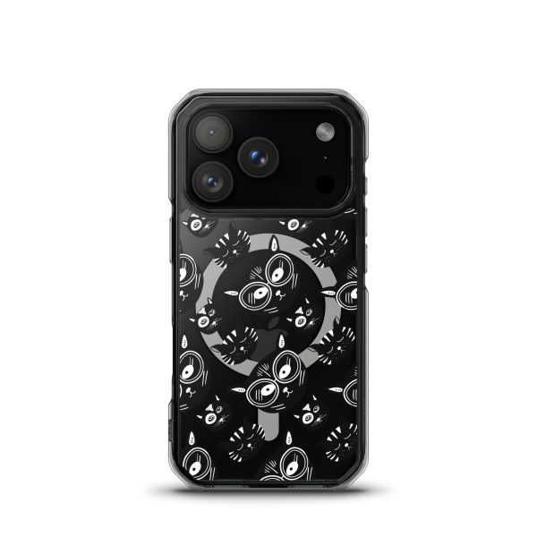 Funky Cats iPhone MagSafe Clear Case